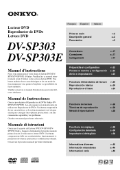 Onkyo DV-SP303 Owner Manual