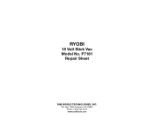 Ryobi P7181K Parts Diagram