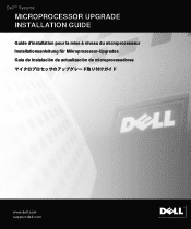 Dell PowerEdge 1400SC Microprocessor Upgrade Installation Guide