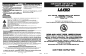 Lasko 5126 User Manual