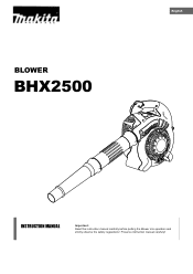 Makita BHX2500 Owners Manual