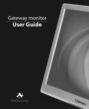 Gateway FPD1765 User Guide