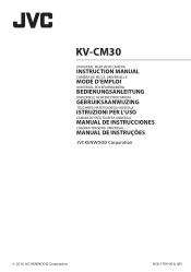 JVC KV-CM30 Operation Manual 1