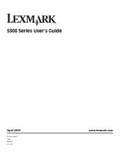 Lexmark S305 User Guide