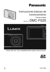 Panasonic DMC FS25S Digital Still Camera - Spanish