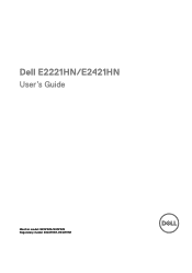 Dell E2221HN Users Guide