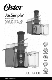 Oster JūsSimple 5-Speed Easy Juice Extractor Instruction Manual