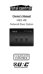 URC MRX-4IR Owners Manual