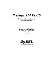 ZyXEL P-314Plus User Guide