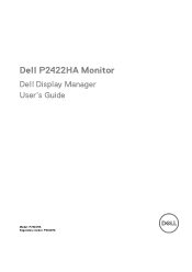 Dell P2422HA Display Manager Users Guide