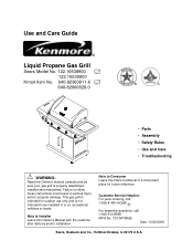 Kenmore 720-0679B Use and Care Guide