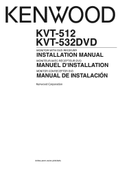 Kenwood KVT-532DVD User Manual 2