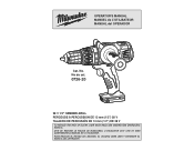 Milwaukee Tool 0726-20 Operators Manual
