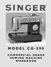 Singer CG-590 Commercial Grade Instruction Manual