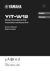 Yamaha YIT-W12 YIT-W12 Owners Manual