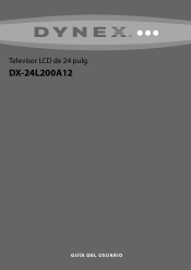 Dynex DX24L200A12 User Manual (Spanish)