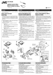 JVC KS-FX250 Installation Manual