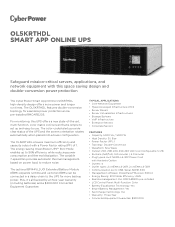 CyberPower OL5KRTHDL Datasheet