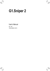 Gigabyte G1.Sniper2 Manual