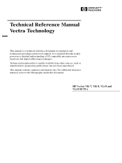 HP Vectra VEi7 HP Vectra VEi7, VEi8 & VLi8,  Technical Reference Manual (Vectra Technology)