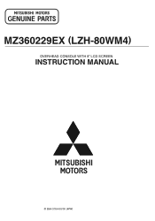 Kenwood MZ360229EX User Manual