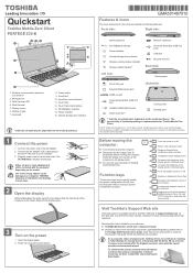 Toshiba Portege Z30-BMZC002 Portege Z30-B Series TMZC Quickstart Guide