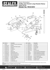 Sealey 1153CXHV Parts Diagram