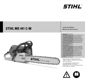 Stihl MS 441 R C-M MAGNUM Product Instruction Manual
