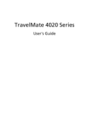 Acer TravelMate 4020 TravelMate 4020 User's Guide