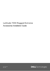 Dell Latitude 7330 Rugged Extreme Accessories Installation Guide