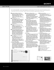 Sony DSC-T70/W Marketing Specifications (Camera) (White Model)