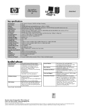 HP 742n HP Pavilion Desktop PC - (English) 794n Product Datasheet and Product Specifications