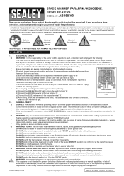 Sealey AB458 Instruction Manual