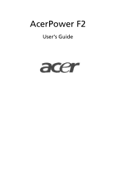 Acer AcerPower F2 Acer Power F2 Users Guide