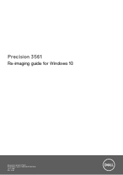 Dell Precision 3561 Re-imaging guide for Windows 10