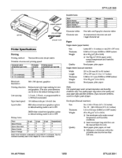 Epson Stylus 300 Product Information Guide