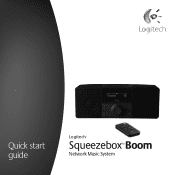 Logitech Squeezebox Boom Quick Start Guide
