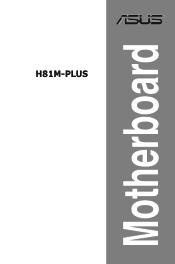 Asus H81M-PLUS H81M-PLUS User's Manual