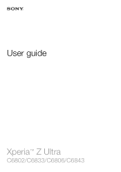 Sony Xperia Z Ultra Help Guide