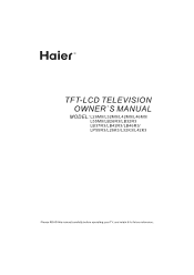 Haier PLM32B30 User Manual