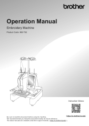 Brother International PR1X Operation Manual