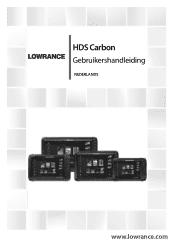 Lowrance HDS Carbon 16 - TotalScan Transducer Gebruikershandleiding