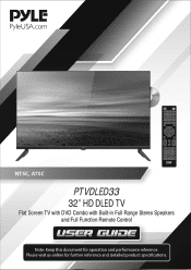 Pyle PTVDLED33 Instruction Manual