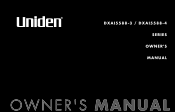 Uniden DXAI5588-4 English Owners Manual