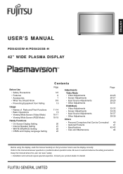 Fujitsu PDS-4209 User Manual