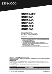 Kenwood DNX576S Instruction Manual
