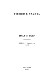 Fisher and Paykel OB24SDPTB1 User Guide