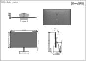 Dell S2719DC Monitor Outline Drawing