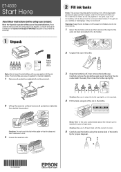 Epson ET-4500 User Manual