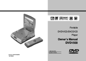 Audiovox DVD1500 Owners Manual